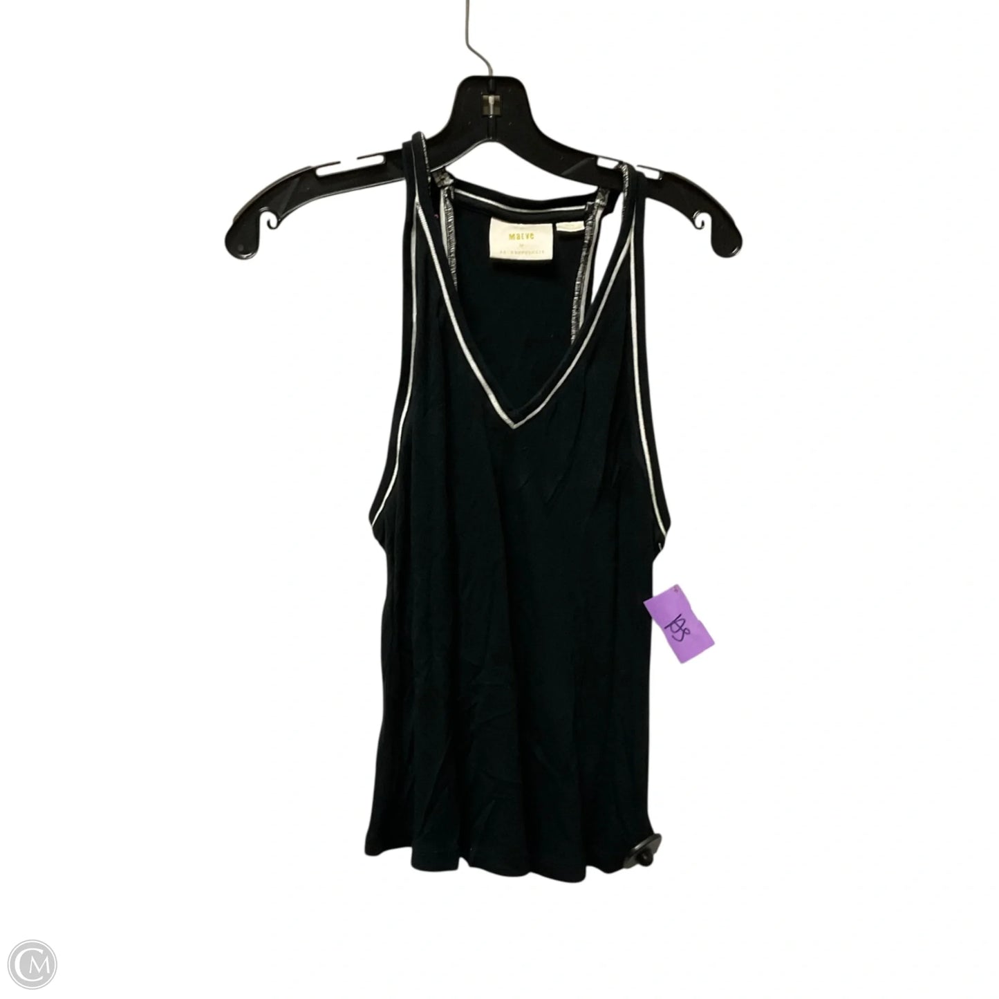 Top Sleeveless By Maeve In Black, Size: M