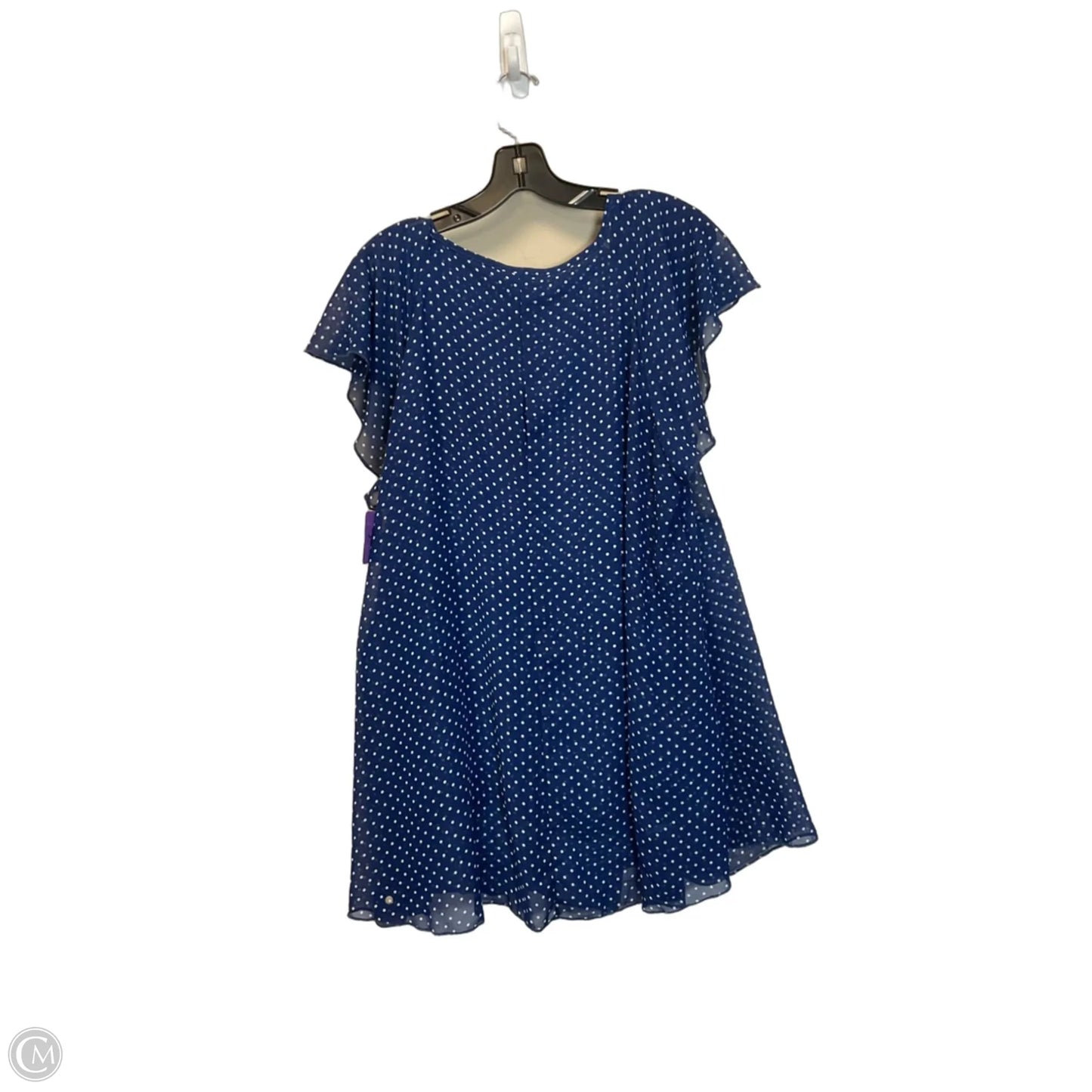 Top Short Sleeve By Cocomo In Blue, Size: 2x