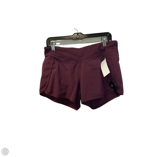 Athletic Shorts By Lululemon In Purple, Size: 8