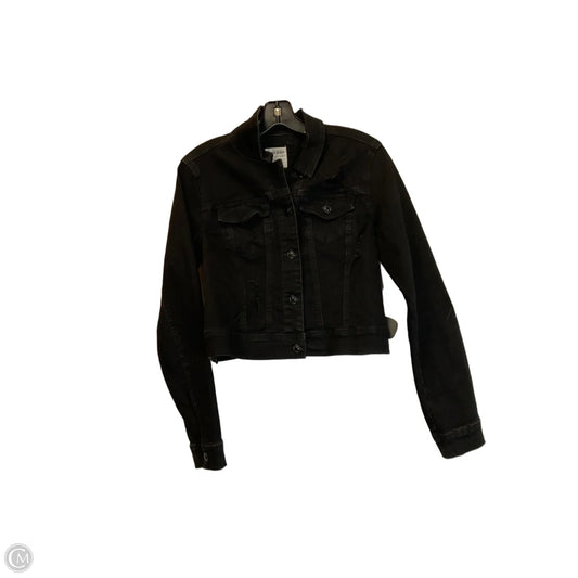Jacket Denim By Wax Jean In Black, Size: S