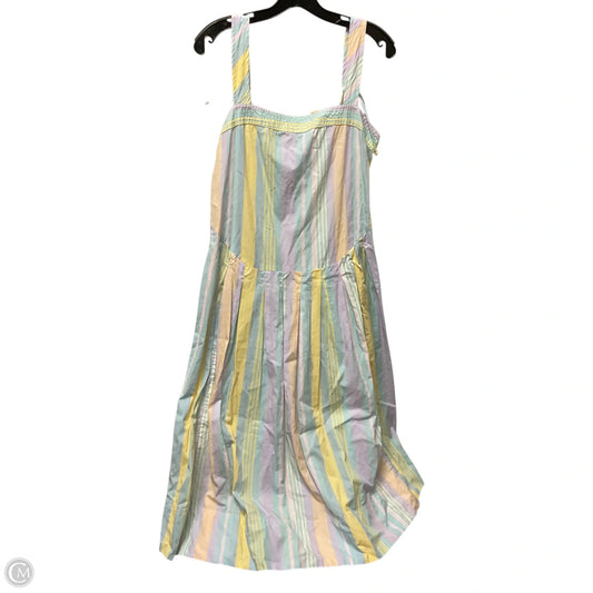 Dress Casual Midi By Free People In Blue & Purple, Size: S