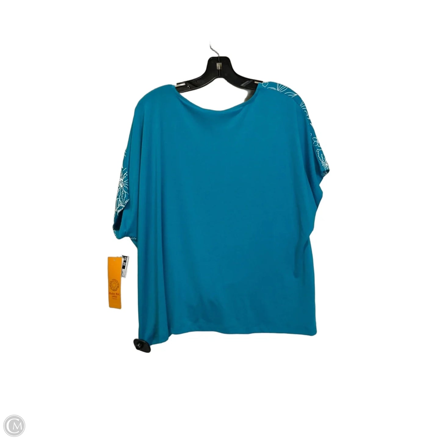 Top Short Sleeve By Ruby Rd In Blue, Size: Xlp