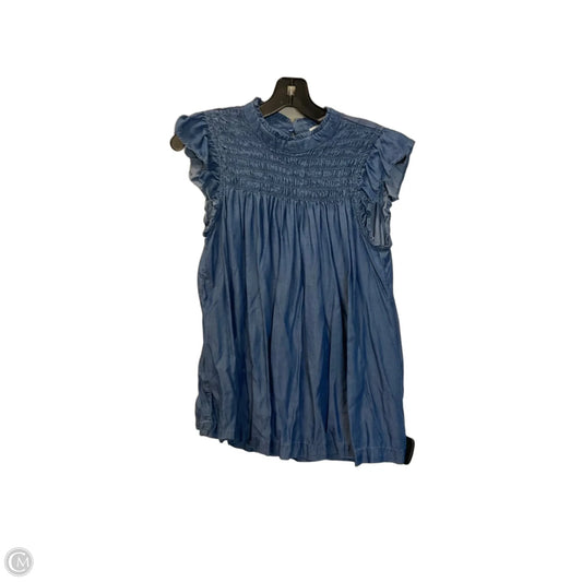 Top Short Sleeve By Crown And Ivy In Blue, Size: M