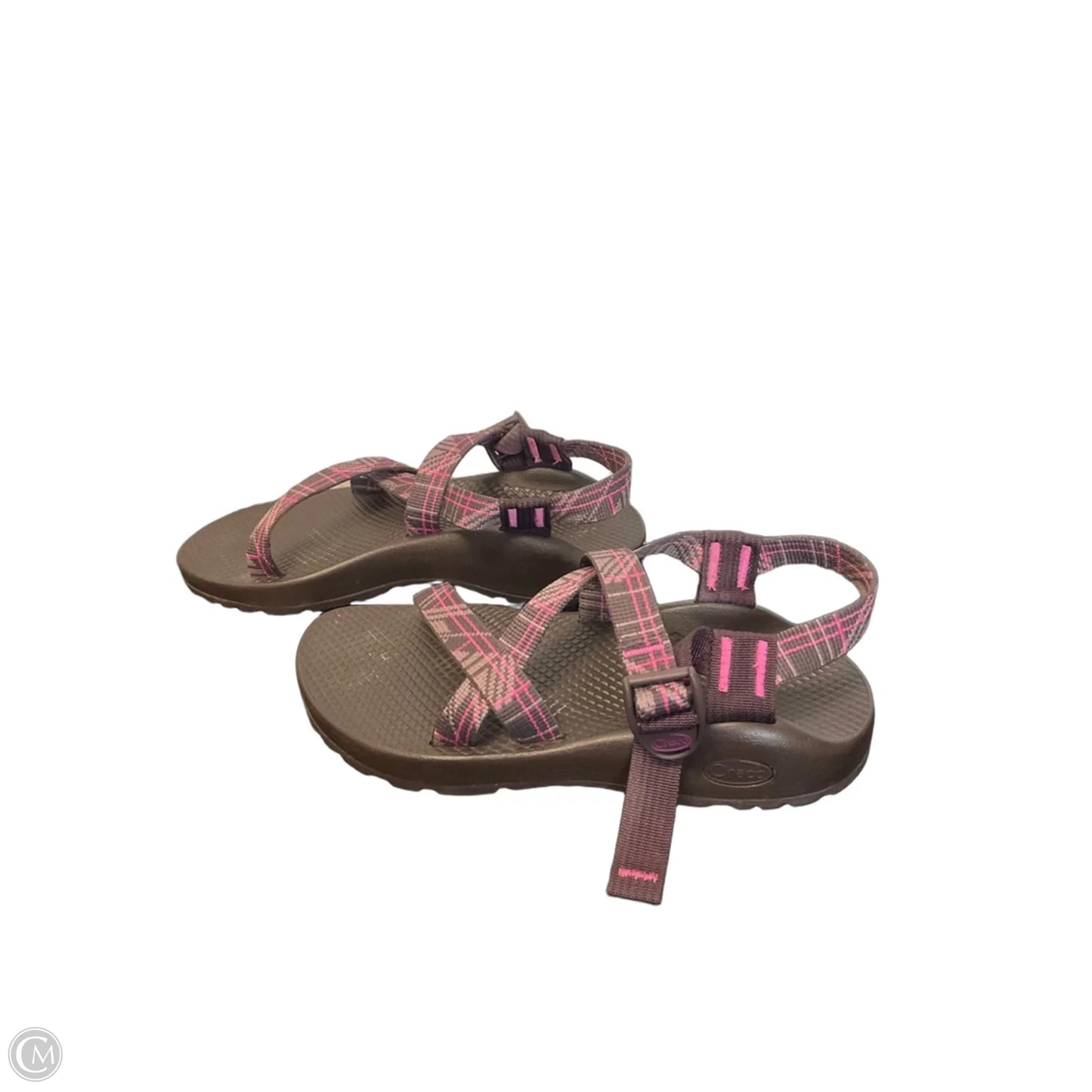 Sandals Flats By Chacos In Brown & Pink, Size: 7