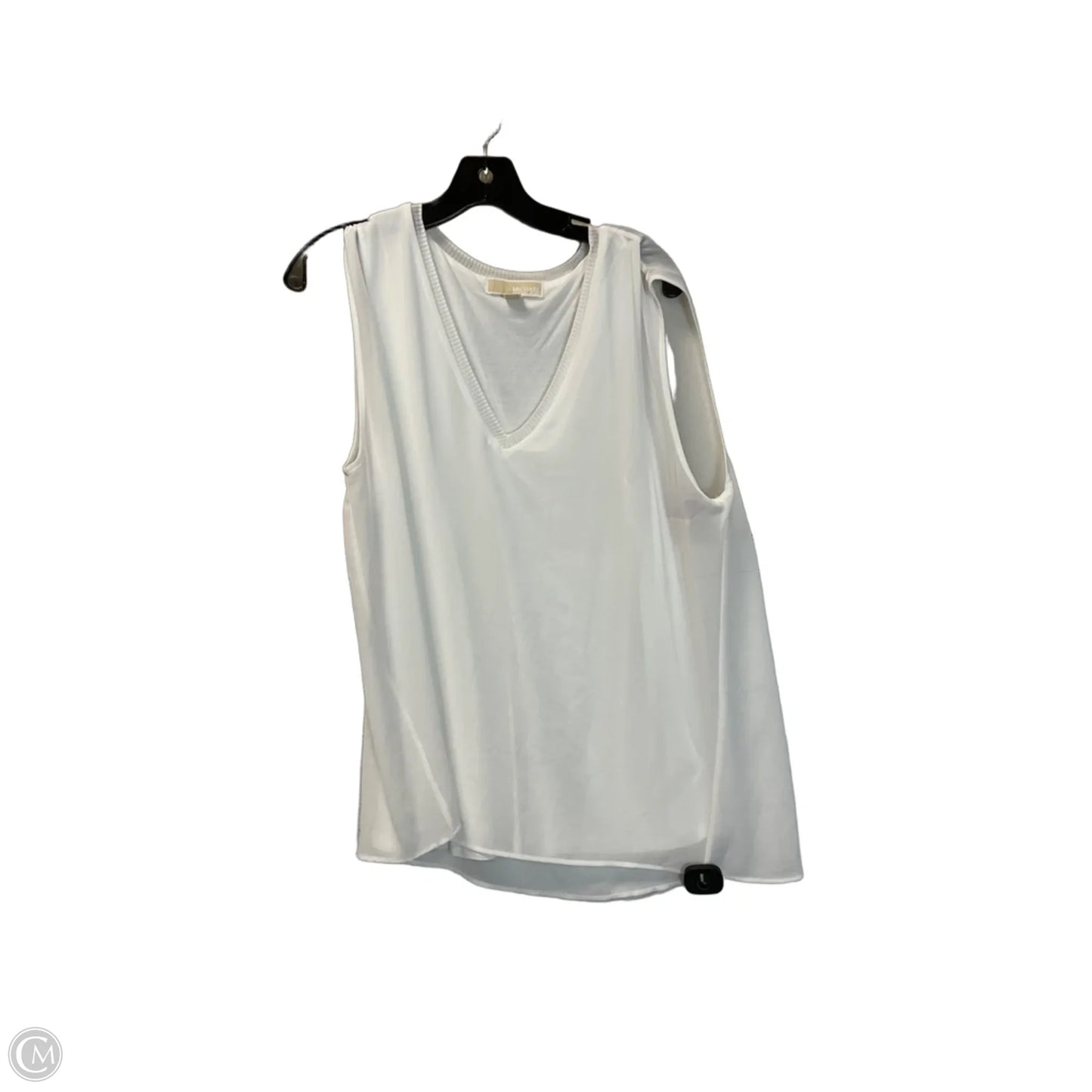 Top Sleeveless By Michael By Michael Kors In White, Size: L