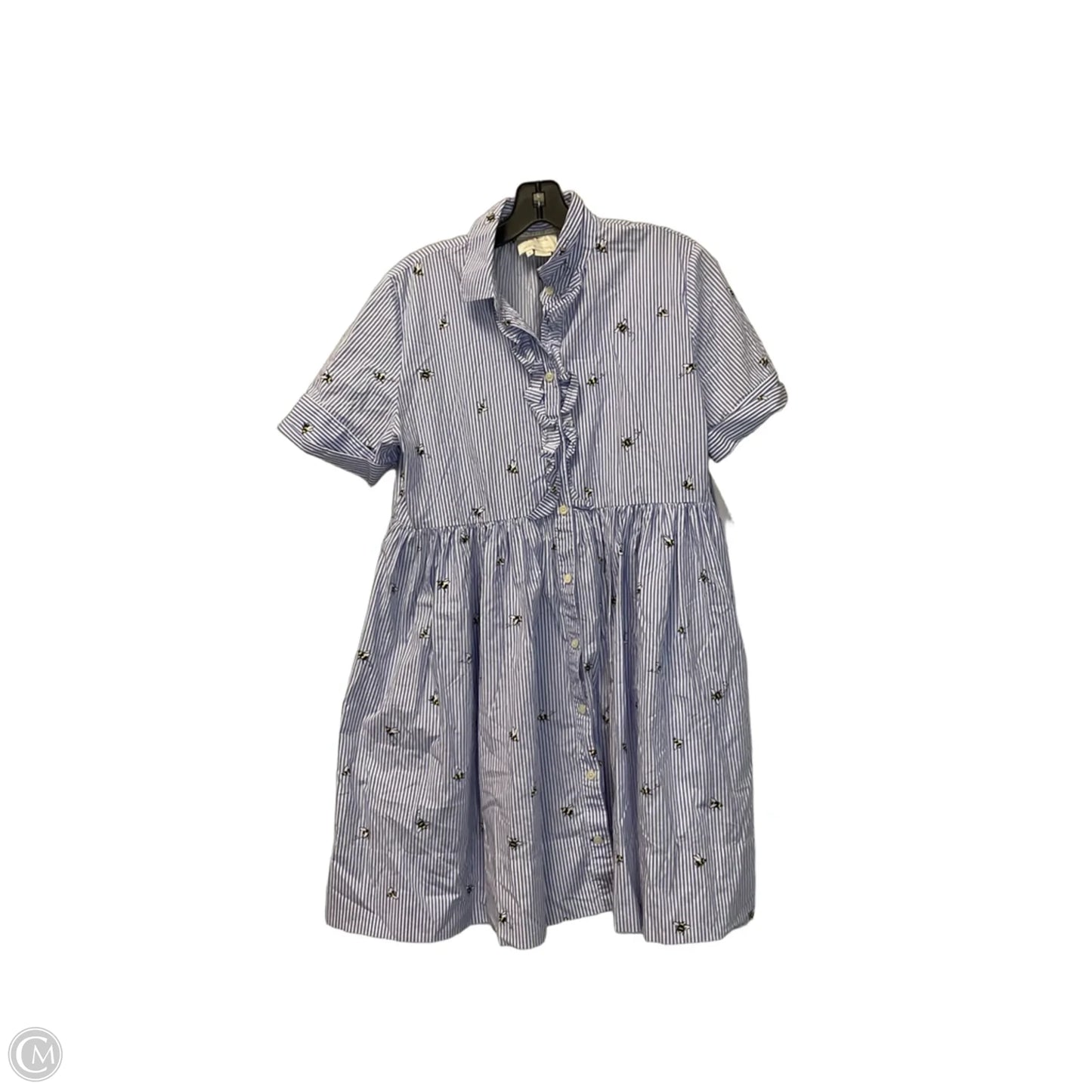 Dress Designer By Kate Spade In Striped Pattern, Size: M