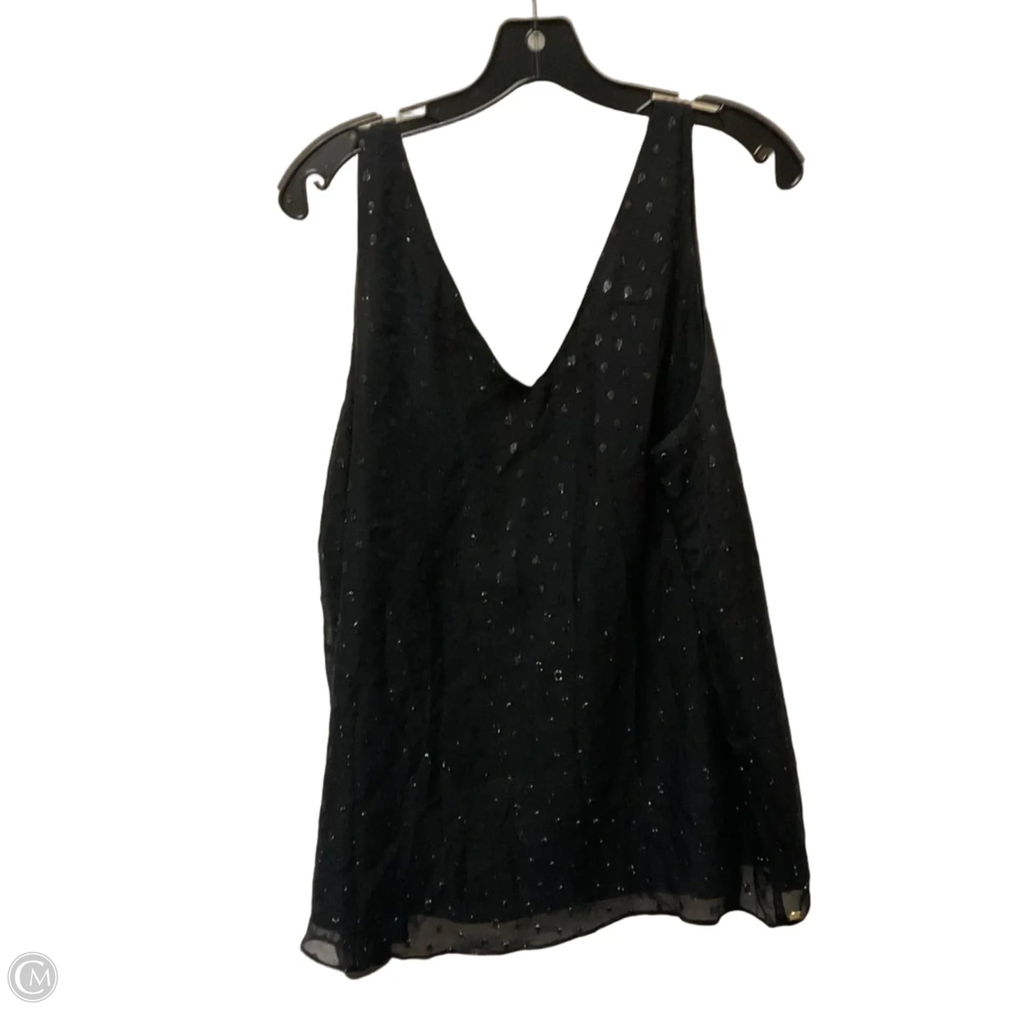 Top Sleeveless Designer By Lilly Pulitzer In Black, Size: L