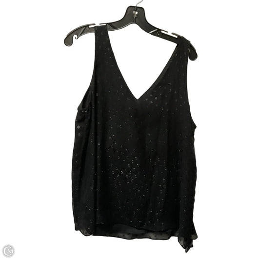 Top Sleeveless Designer By Lilly Pulitzer In Black, Size: L