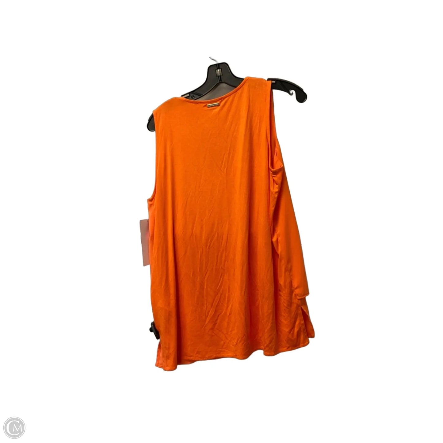 Top Sleeveless Basic By Michael By Michael Kors In Orange, Size: L