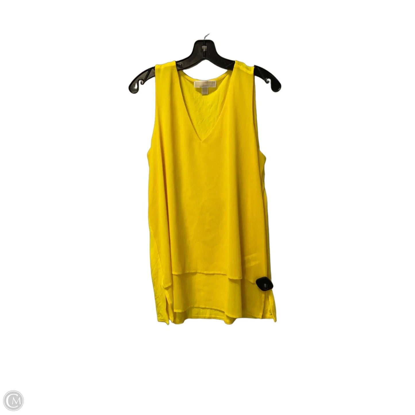 Top Sleeveless Basic By Michael By Michael Kors In Yellow, Size: L