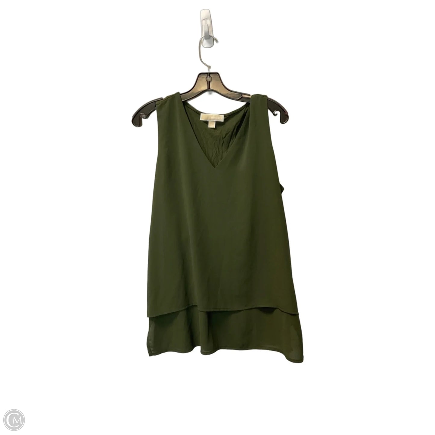 Top Sleeveless Basic By Michael By Michael Kors In Green, Size: L