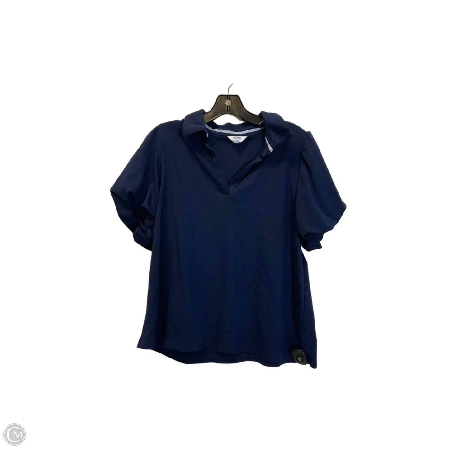 Top Short Sleeve By Crown And Ivy In Blue, Size: Xl