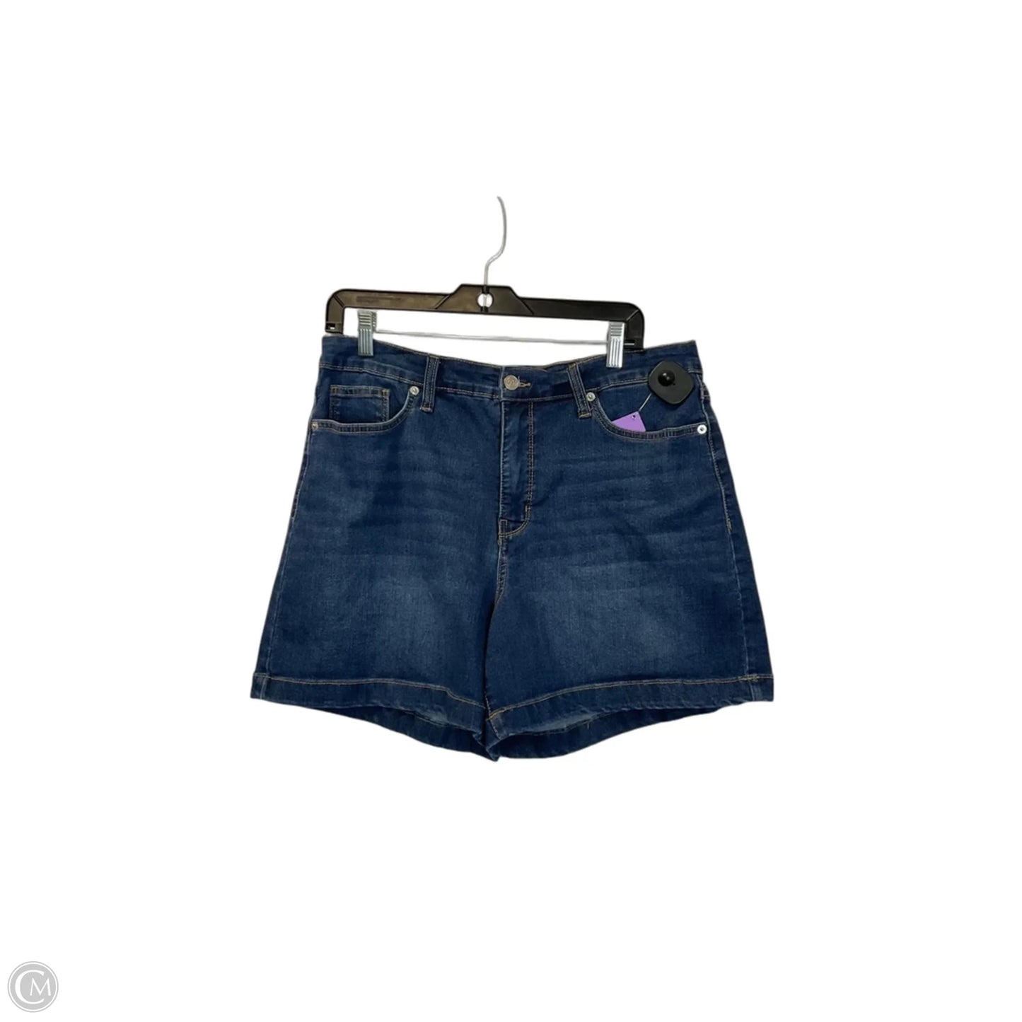 Shorts By Crown And Ivy In Blue Denim, Size: 14