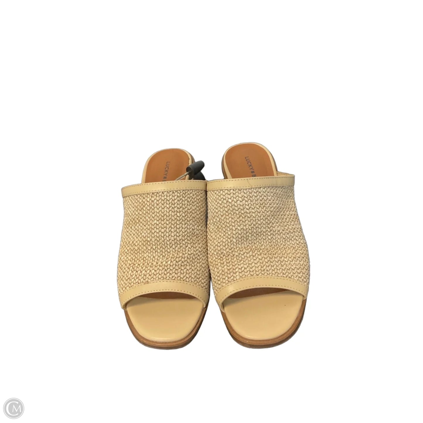 Shoes Heels Block By Lucky Brand In Cream, Size: 7