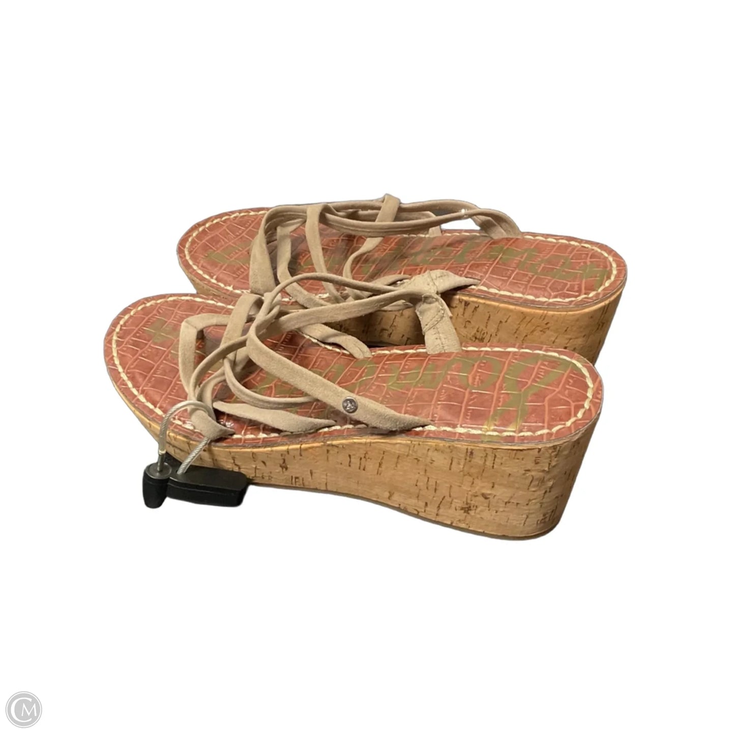 Shoes Heels Wedge By Sam Edelman In Brown, Size: 7.5