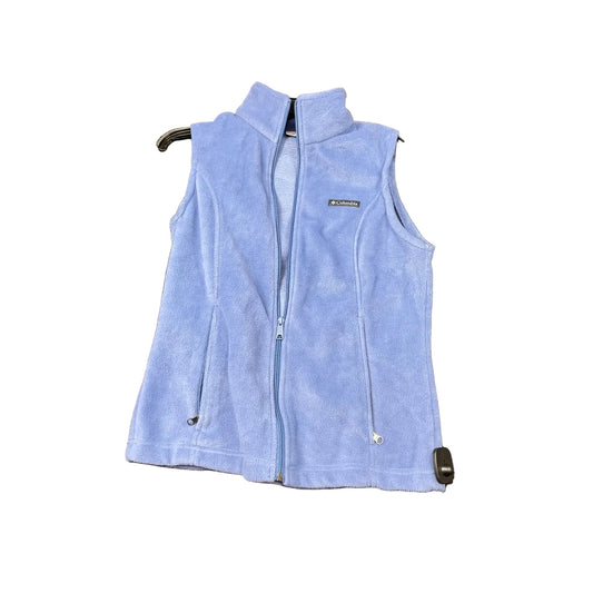 Vest Faux Fur & Sherpa By Columbia In Blue, Size: M