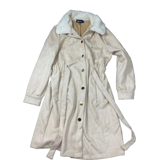 Coat Trench Coat By Alice Blue In Cream, Size: M