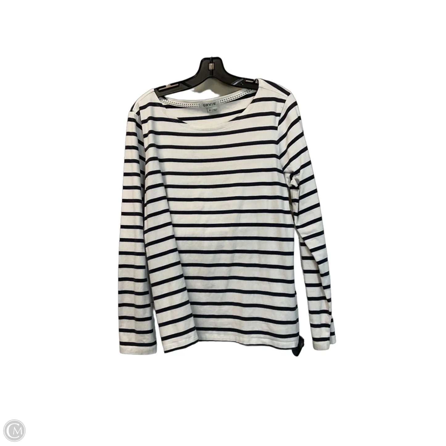 Top Long Sleeve By Clothes Mentor In White, Size: Xl