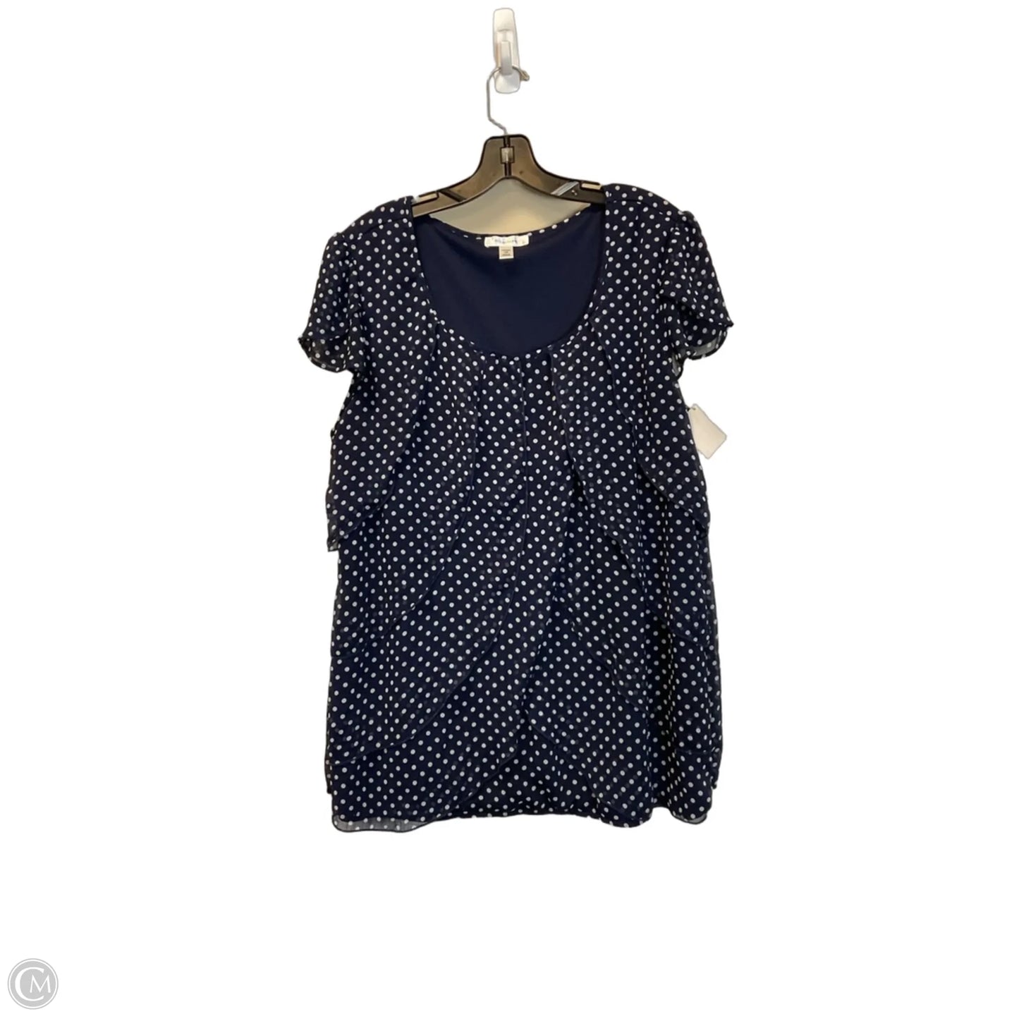 Top Sleeveless By Dressbarn In Blue, Size: 1x
