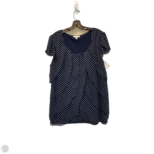 Top Sleeveless By Dressbarn In Blue, Size: 1x