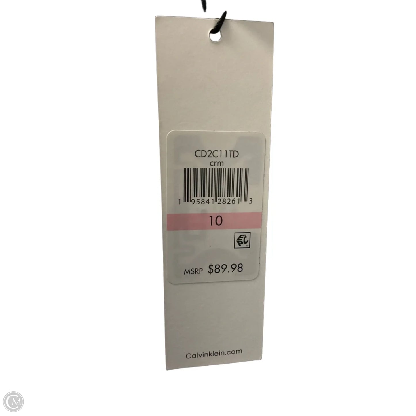 Dress Casual Short By Calvin Klein In Cream, Size: 10