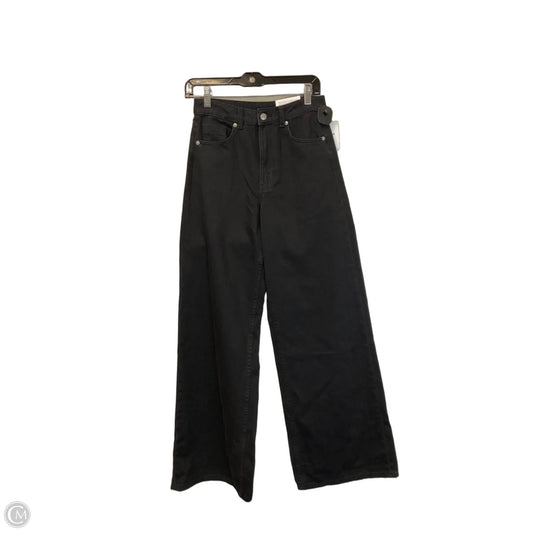 Jeans Wide Leg By Divided In Black, Size: S