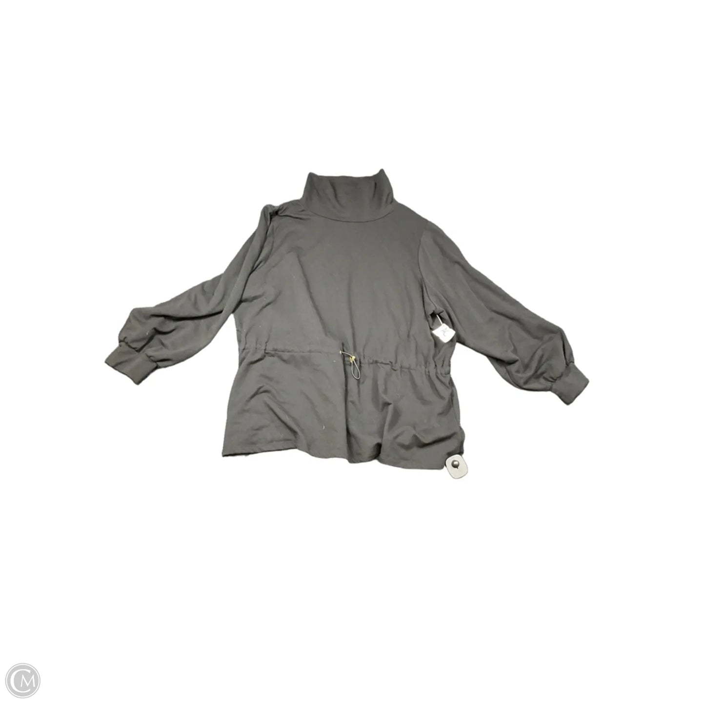 Top Long Sleeve Basic By Crown And Ivy In Black, Size: 2x