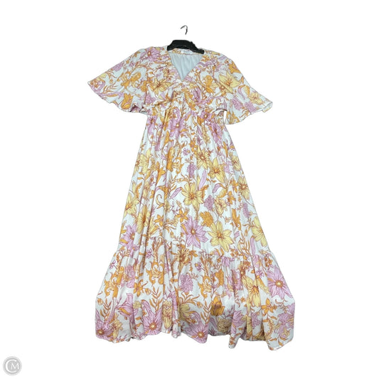 Dress Casual Maxi By Clothes Mentor In Floral Print, Size: 2x