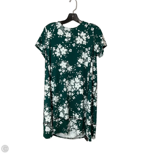 Dress Casual Midi By J. Jill In Green & White, Size: Mp