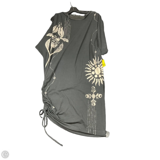 Dress Casual Midi By Daily Practice By Anthropologie In Grey, Size: L