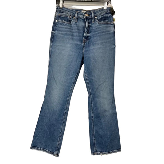 Jeans Flared By Good American In Blue Denim, Size: 6