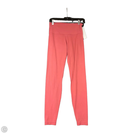 Athletic Leggings By Lululemon In Red, Size: 8