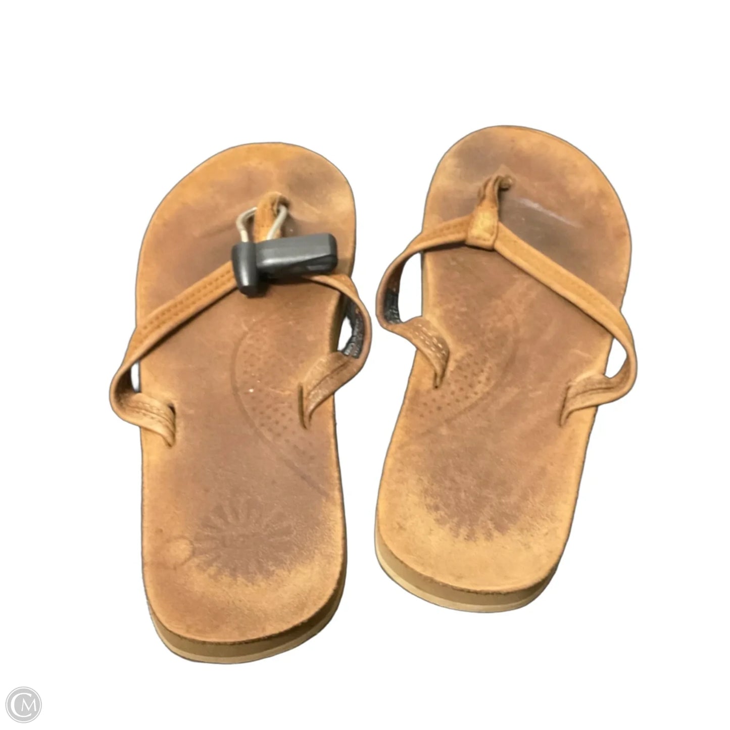 Sandals Designer By Ugg In Brown, Size: 7