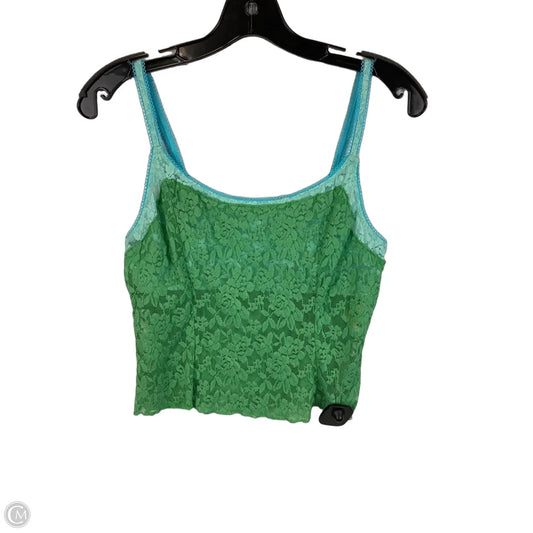 Top Sleeveless By Free People In Blue & Green, Size: S