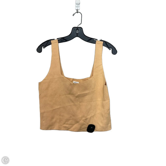 Top Sleeveless Basic By Abercrombie And Fitch In Orange, Size: L