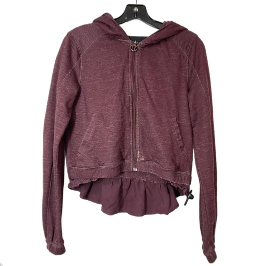 Athletic Jacket By Lululemon In Red, Size: M