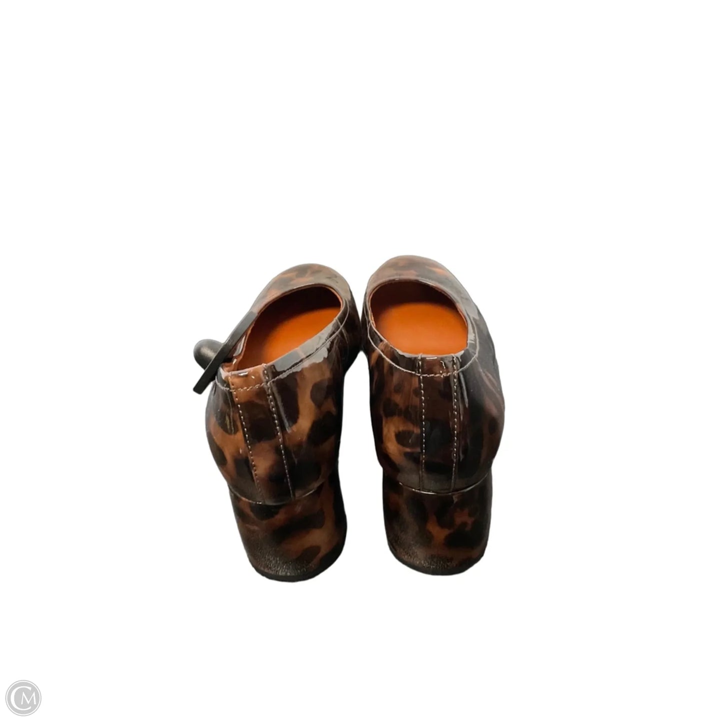 Sandals Heels Block By Vionic In Tortoise Shell Print, Size: 9.5