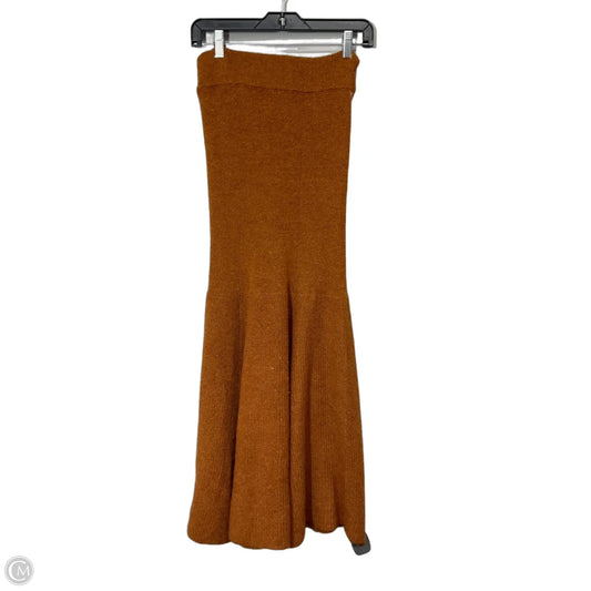 Dress Casual Midi By Maeve In Brown, Size: Xs
