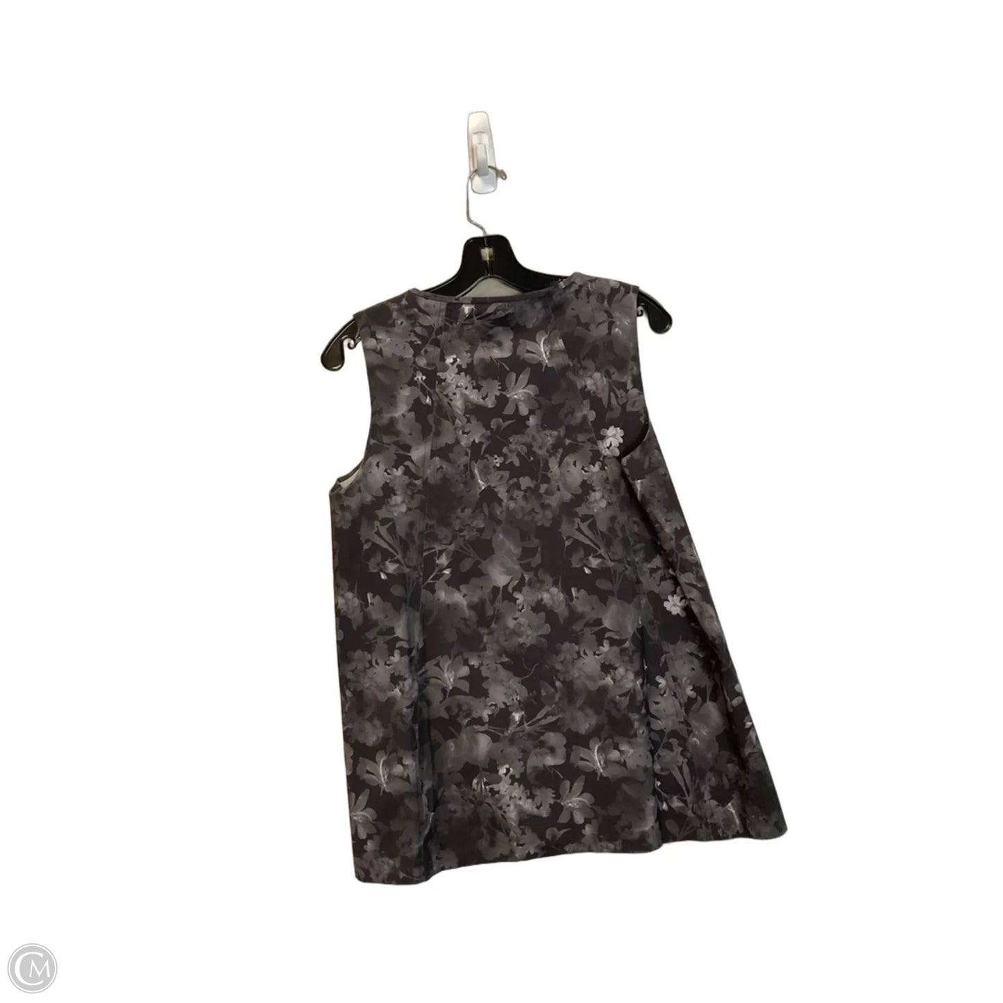 Athletic Tank Top By Athleta In Black & Grey, Size: S