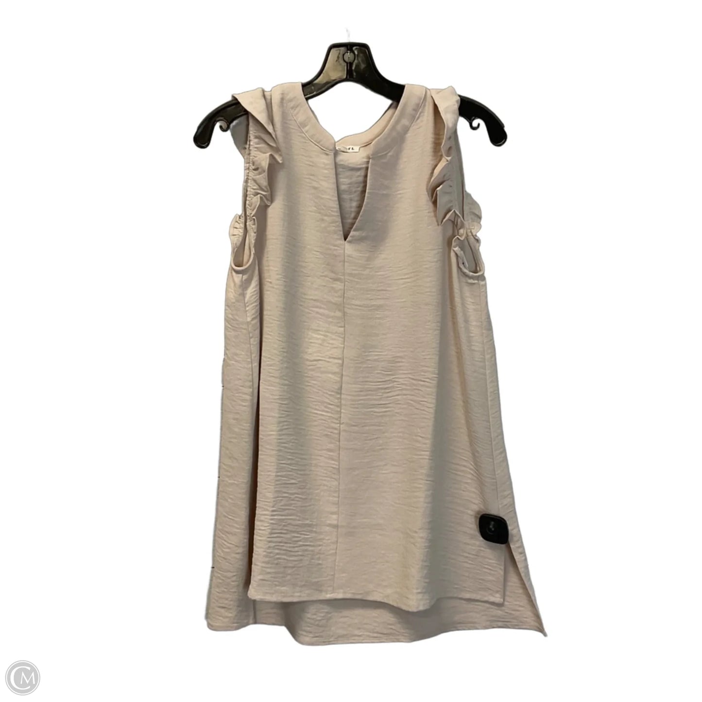 Top Sleeveless By Jodifl In Cream, Size: M