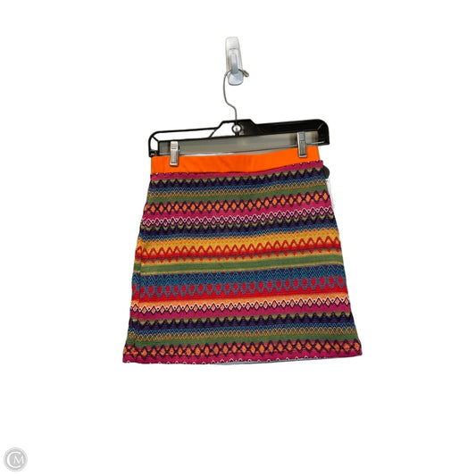 Skirt Mini & Short By Clothes Mentor In Multi-colored, Size: M