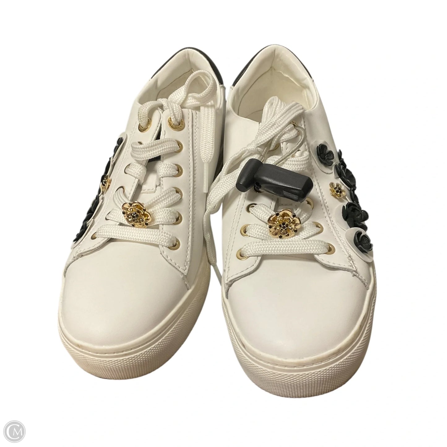Shoes Designer By Karl Lagerfeld In White, Size: 8.5