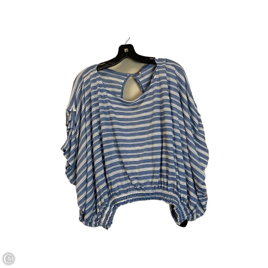 Top Short Sleeve By Free People In Blue, Size: Xs
