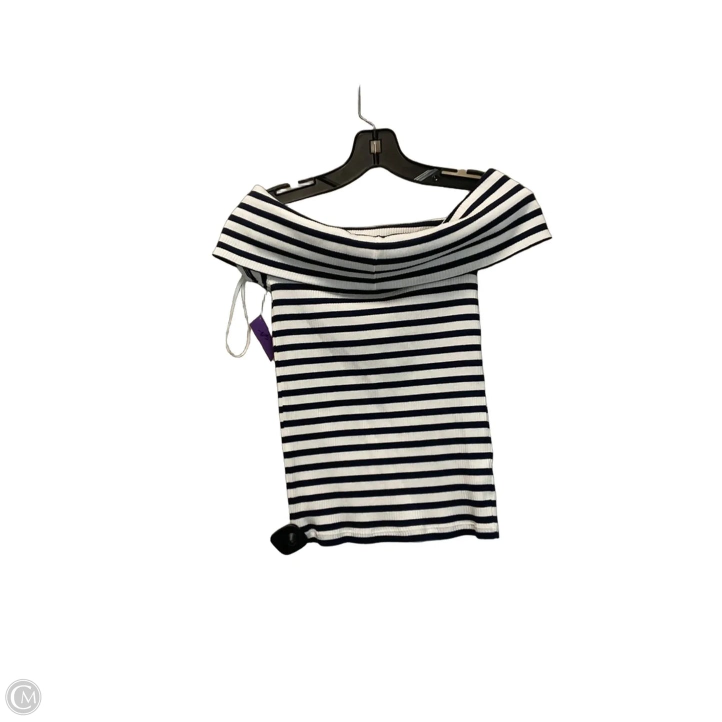 Top Short Sleeve By Loft In Blue, Size: Sp