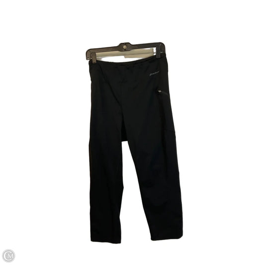 Athletic Leggings By Eddie Bauer In Black, Size: L