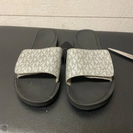 Sandals Flats By Michael By Michael Kors In Grey, Size: 8