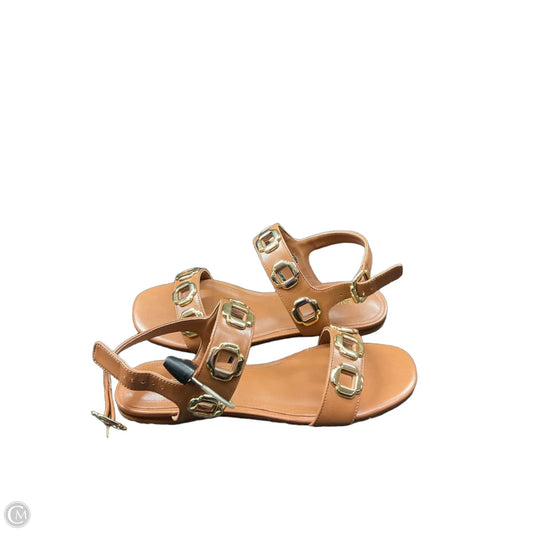 Sandals Flats By Cmc In Bronze, Size: 7.5