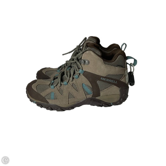 Boots Hiking By Merrell In Tan, Size: 8