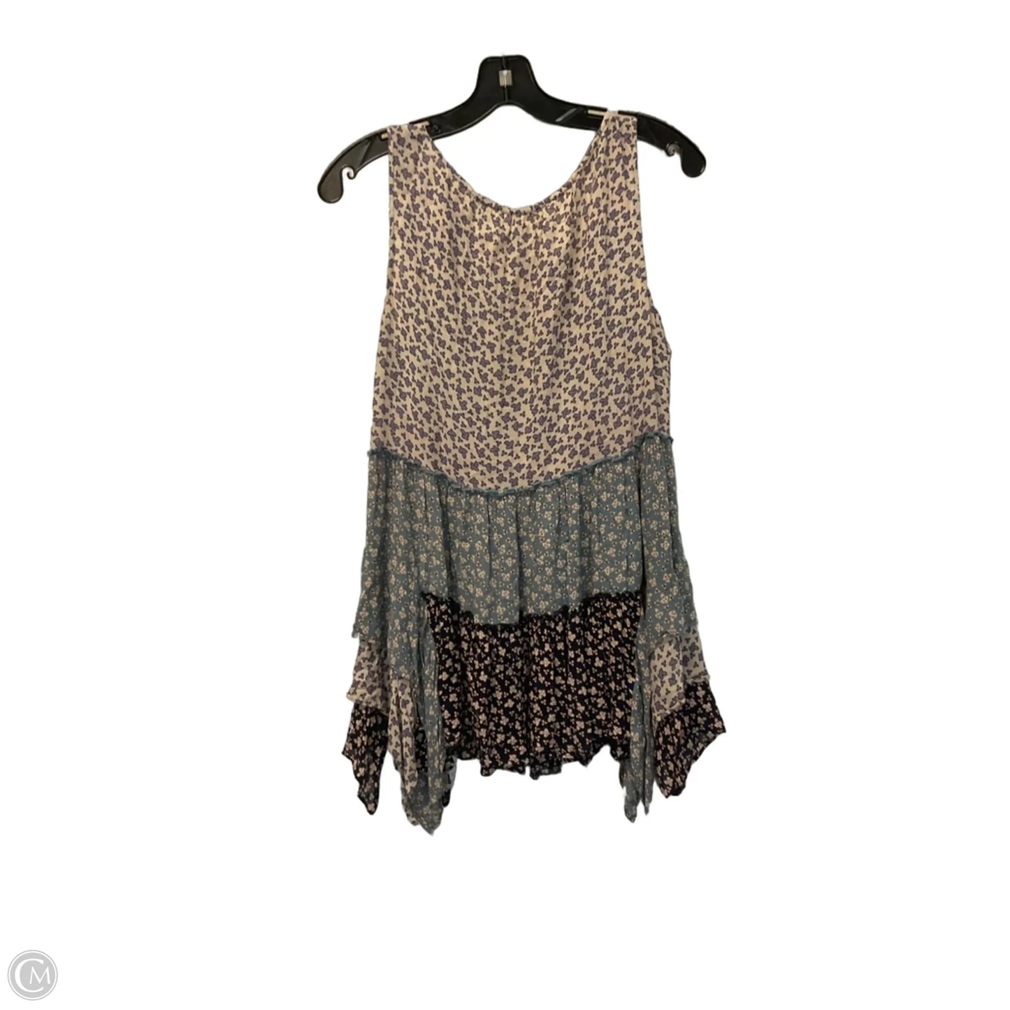 Top Sleeveless By Anthropologie In Floral Print, Size: M