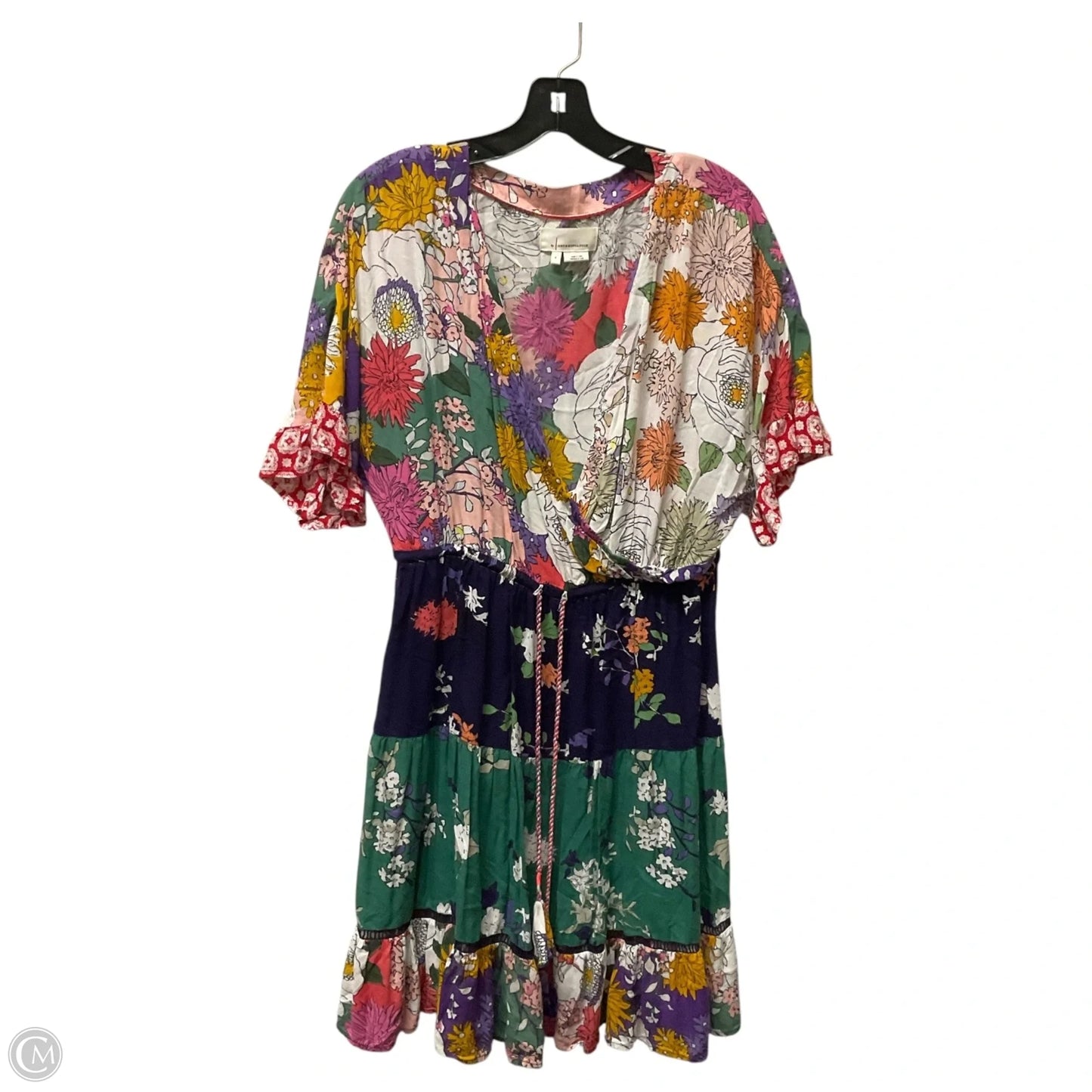 Dress Casual Short By Anthropologie In Floral Print, Size: S